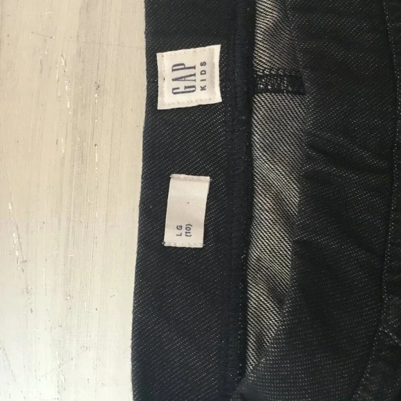 4 For 25$ GAP KIDS Jeans trousers black  stretch with SZ LARGE (10) - Picture 6 of 6